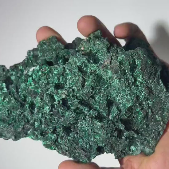 1.5 LB Velvet Botryoidal Fibrous Malachite Specimen