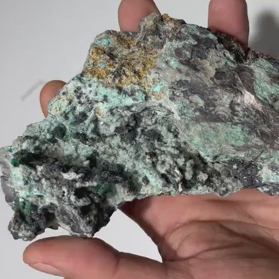 1.1 LB Musuem Crystallized Chrysocolla & Malachite Specimen