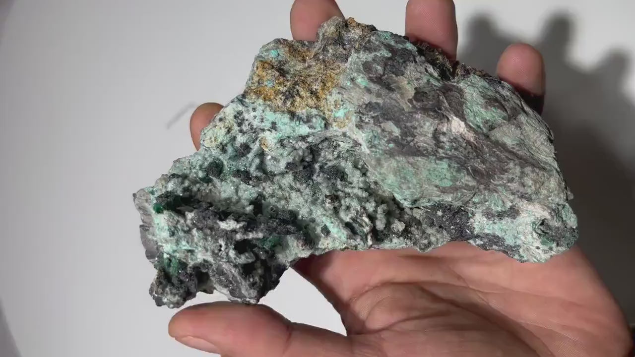 1.1 LB Musuem Crystallized Chrysocolla & Malachite Specimen