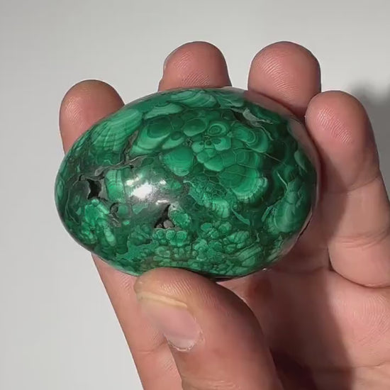 0.49 LB Malachite Geode Egg