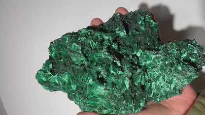 3.77 LB Fibrous Malachite Collector Specimen