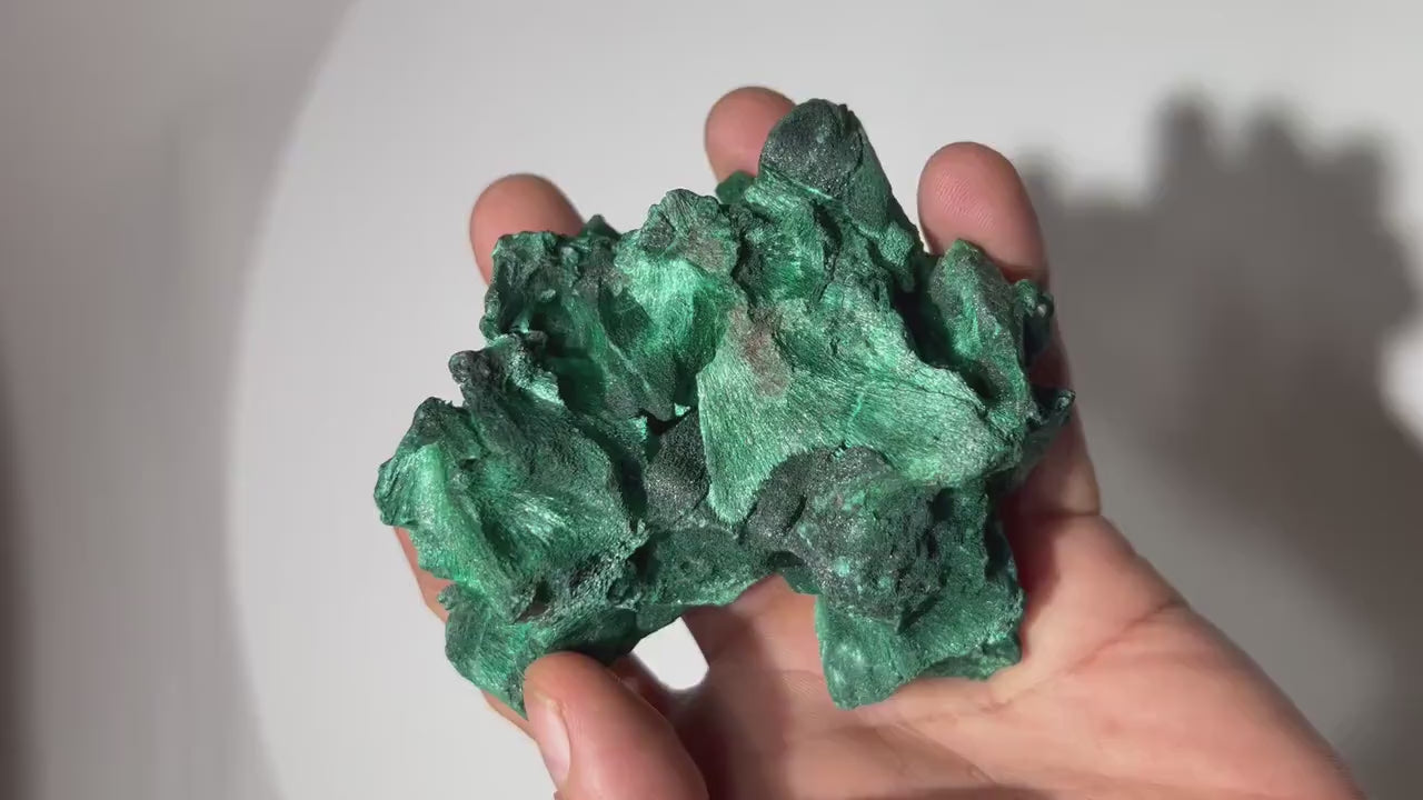 0.7 LB Fibrous Malachite Collector Specimen