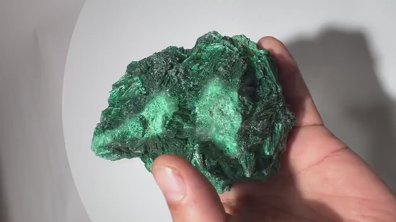 1.3 LB Fibrous Malachite Collector Specimen