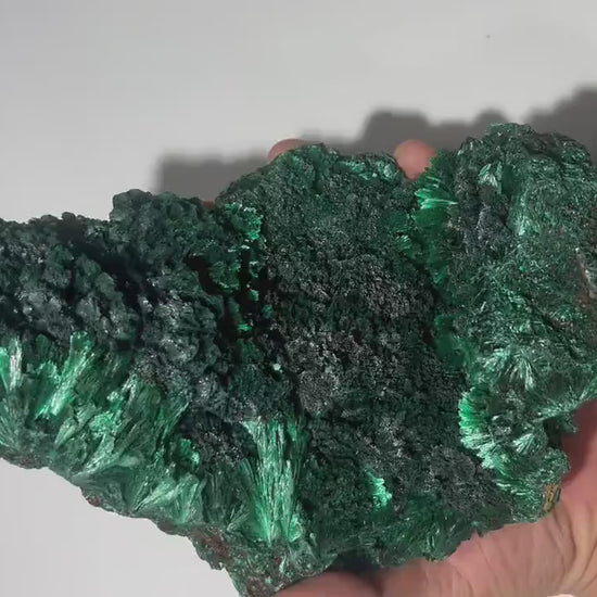 4.12 LB Fibrous Malachite Collector Specimen