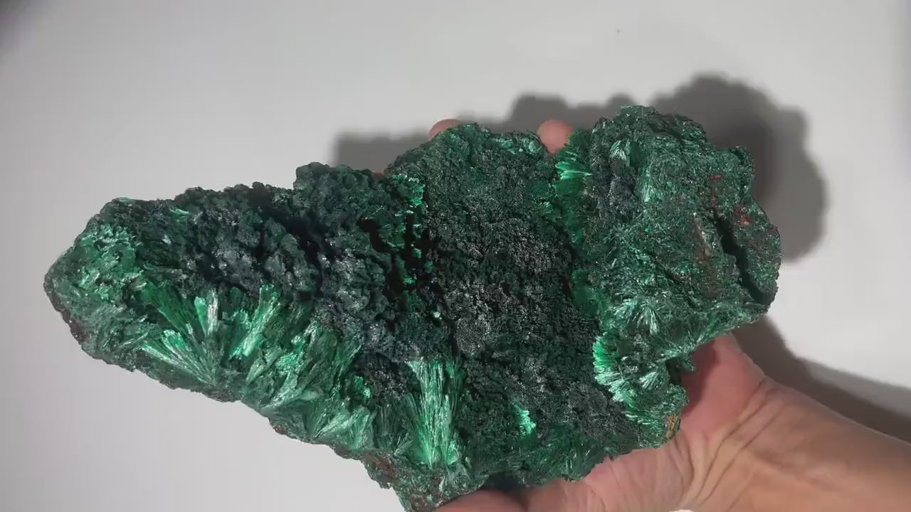 4.12 LB Fibrous Malachite Collector Specimen