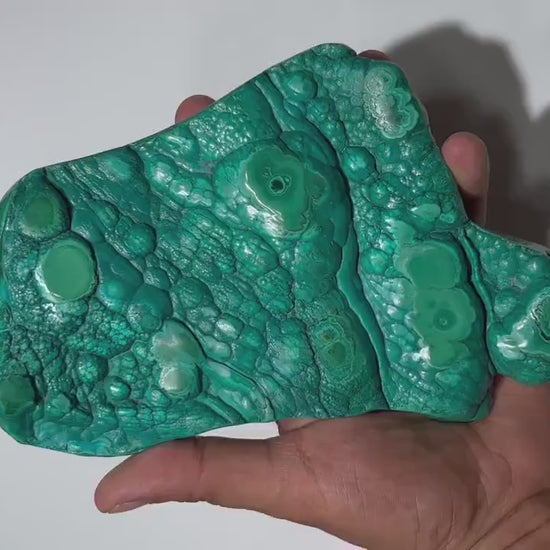 1.82 LB Polished Unique Malachite Freeform