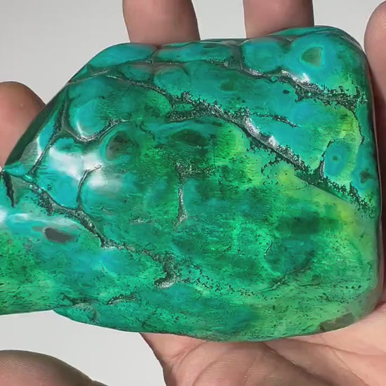 1.25 LB Polished Malachite & Chrysocolla Freeform