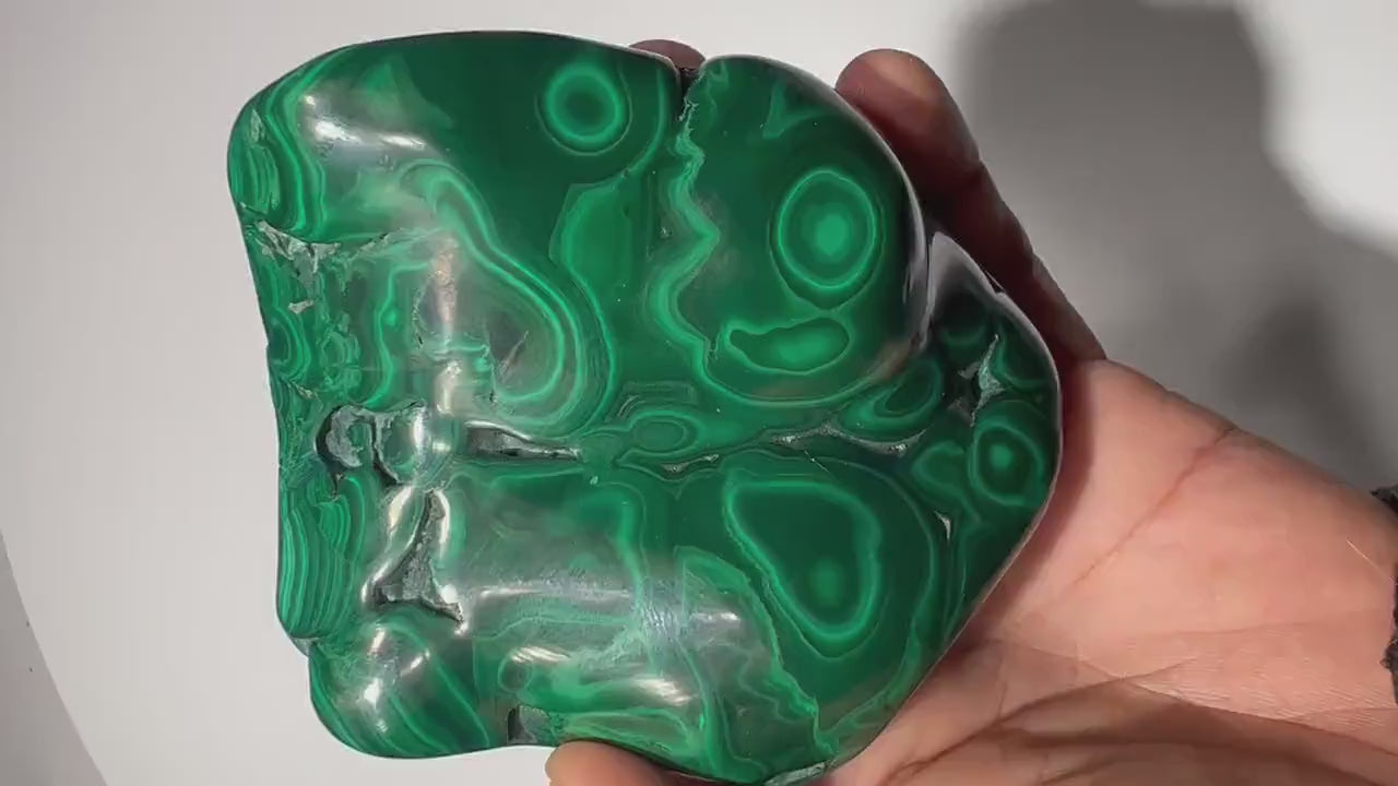 0.97 LB Polished Freeform Malachite