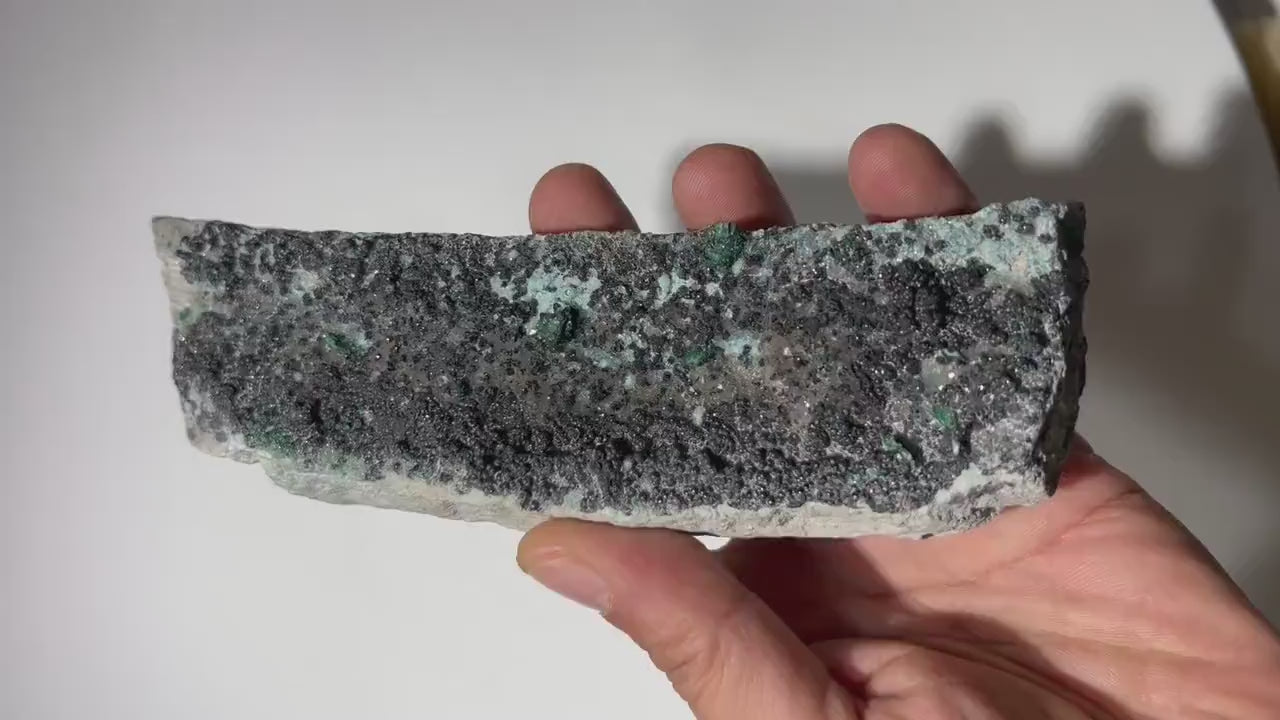 0.7 LB Musuem Crystallized Chrysocolla & Malachite Specimen