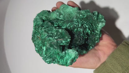 3.3 LB Fibrous Malachite Collector Specimen