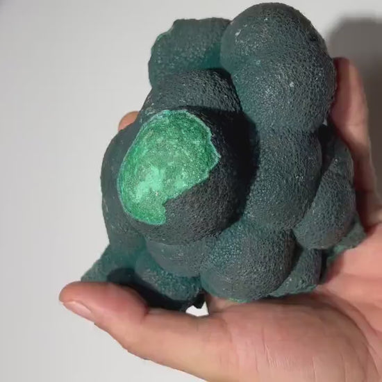 3.2 LB Botryoidal Malachite Crystallized Specimen