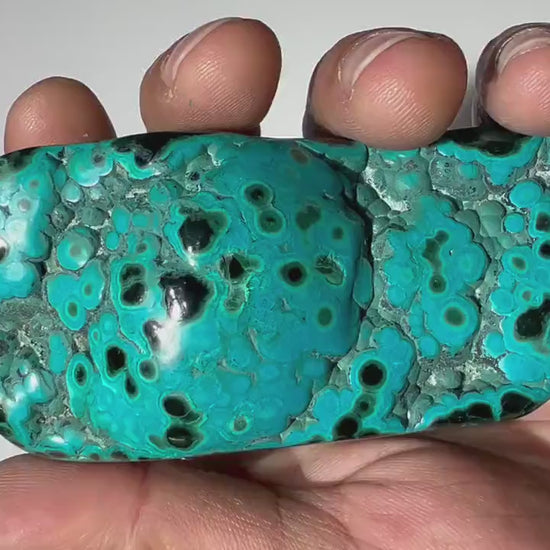 0.94 LB Polished Malachite & Chrysocolla Freeform