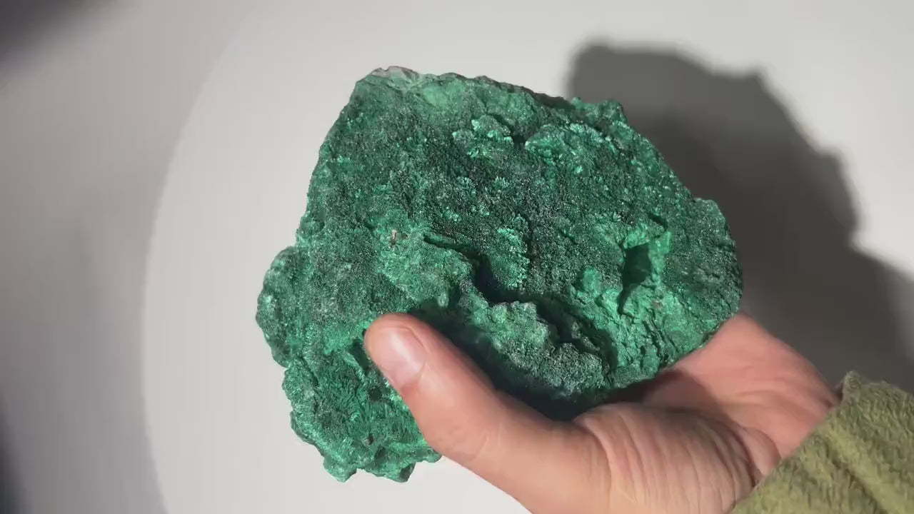 2.27 LB Fibrous Malachite Collector Specimen