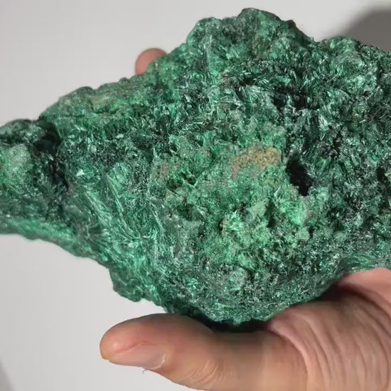 5.38 LB Fibrous Malachite Collector Specimen