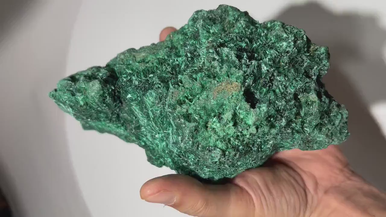 5.38 LB Fibrous Malachite Collector Specimen