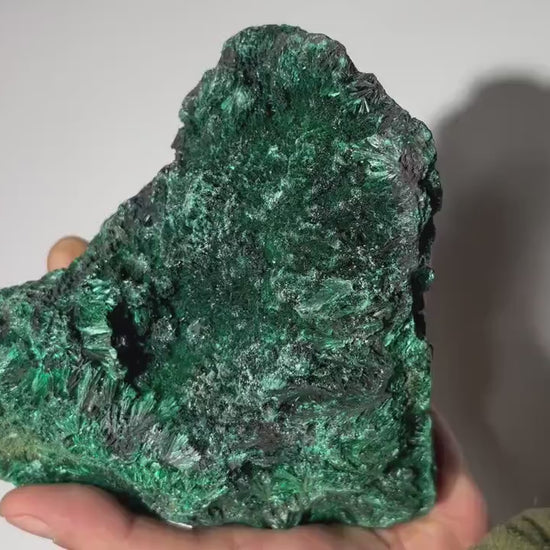 3.75 LB Fibrous Malachite Collector Specimen