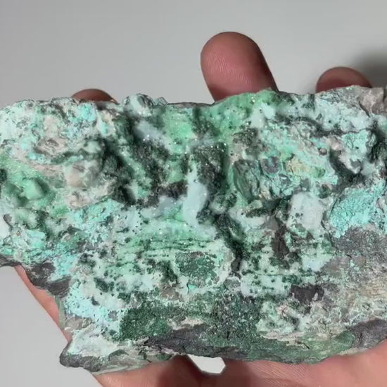 0.61 LB Crystallized Chrysocolla & Malachite  Specimen