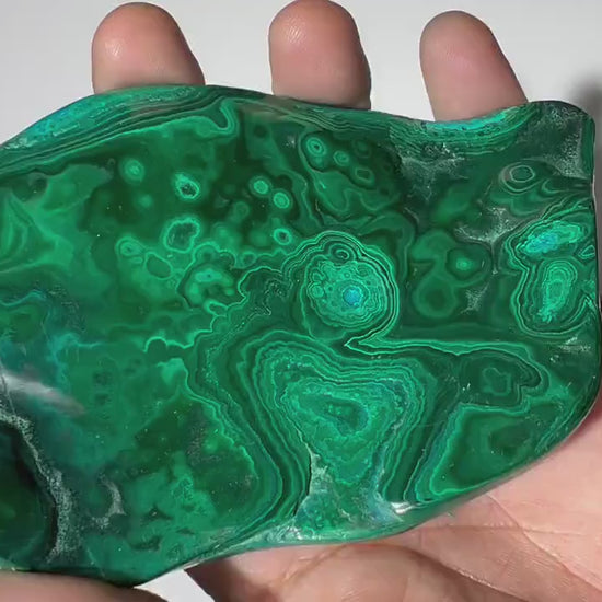 0.55 LB Polished Malachite & Chrysocolla Freeform